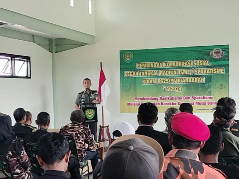 Kodim 0625 Pangandaran Gelar Komsos Cegah Radikalisme dan Separatisme Tahun 2024