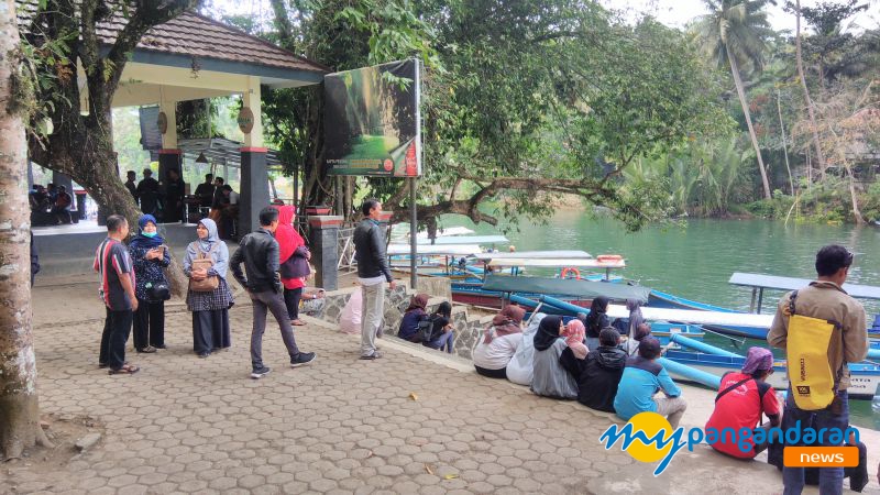 Ramai Pengunjung, Objek Wisata Green Canyon Pangandaran Pasca Gempa Banten 7,4 SR