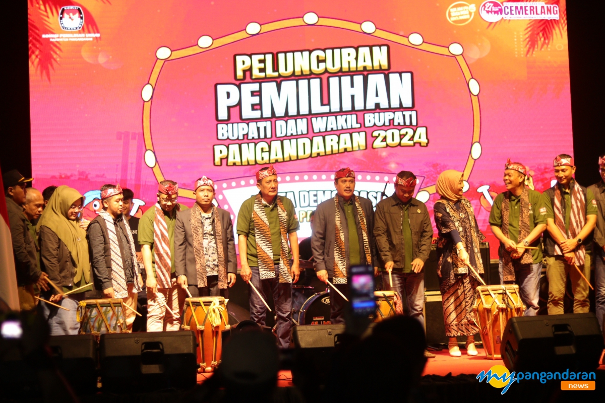 KPU Kabupaten Pangandaran Resmi Launching Pilkada 2024