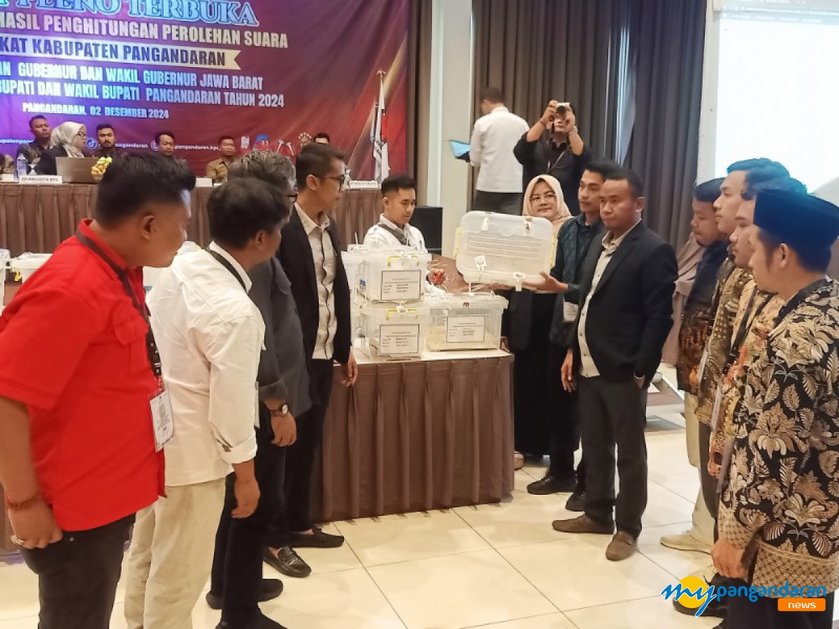 KPU Pangandaran Gelar Rapat Pleno Terbuka Rekapitulasi Suara Pilkada 2024