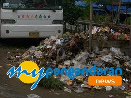 Lebaran Sisakan Sampah di Pangandaran