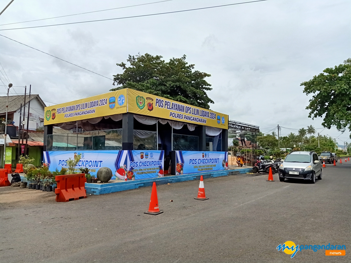 Libur Nataru, Satlantas Polres Pangandaran Dirikan Pos Chek Point, Ini Fungsinya