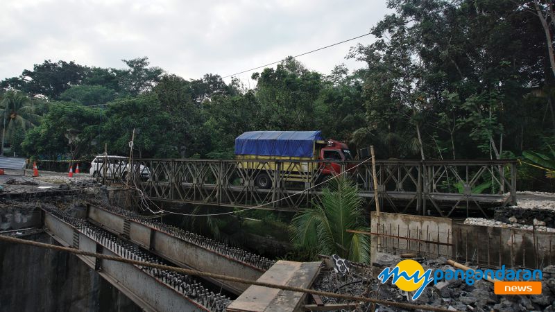 Macet Akibat Pembangunan Jembatan Lembah Putri, Begini Kata Bupati Pangandaran