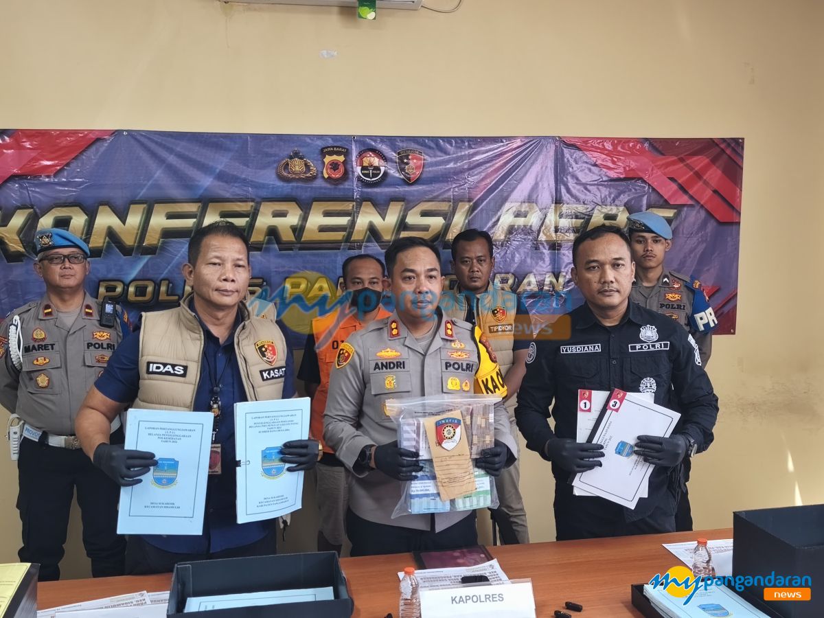 Mantan Sekdes Sukaresik Pangandaran Ditahan, Diduga Tilep Dana Desa Rp706 Juta