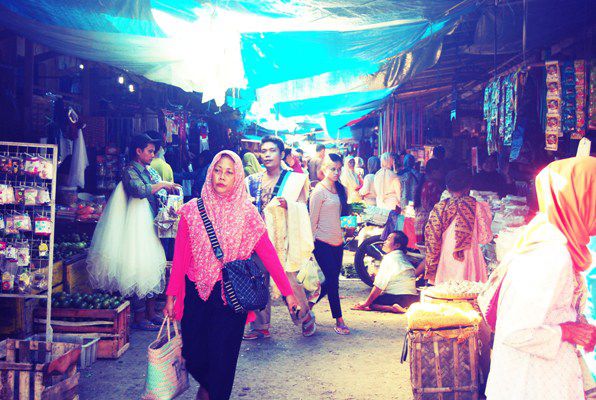 Menjelang Hari Raya Idul Fitri Pasar Pangandaran di Serbu Warga