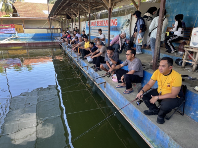 Meriahkan HUT ke-80 RI, 90 Kilogram Ikan Mas Jadi Rebutan di Lomba Mancing Tingkat Polres Pangandaran