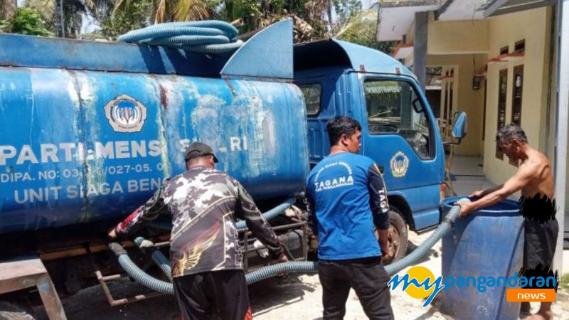 Meskipun Sejumlah Wilayah di Jawa Barat Mulai Hujan, BPBD Pangandaran Masih Fokuskan Pendistribusian Air Bersih