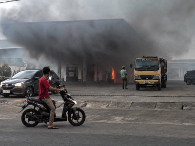 Motor Korsleting Usai Isi BBM, SPBU di Pangandaran Hampir Terbakar