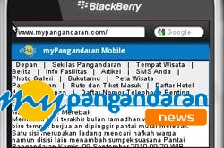 MyPangandaran.com Hadir Dalam Versi Mobile