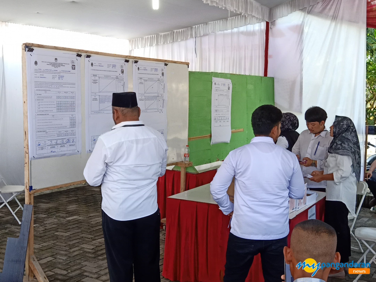 Pajero Cagub Nomor Urut 02 Unggul di TPS 02 Pangandaran