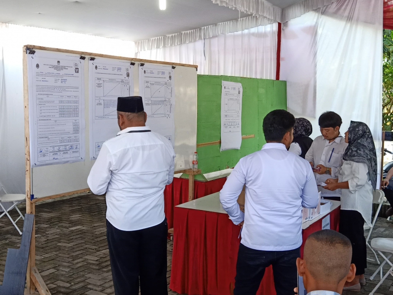 Pajero Cagub Nomor Urut 02 Unggul di TPS 02 Pangandaran