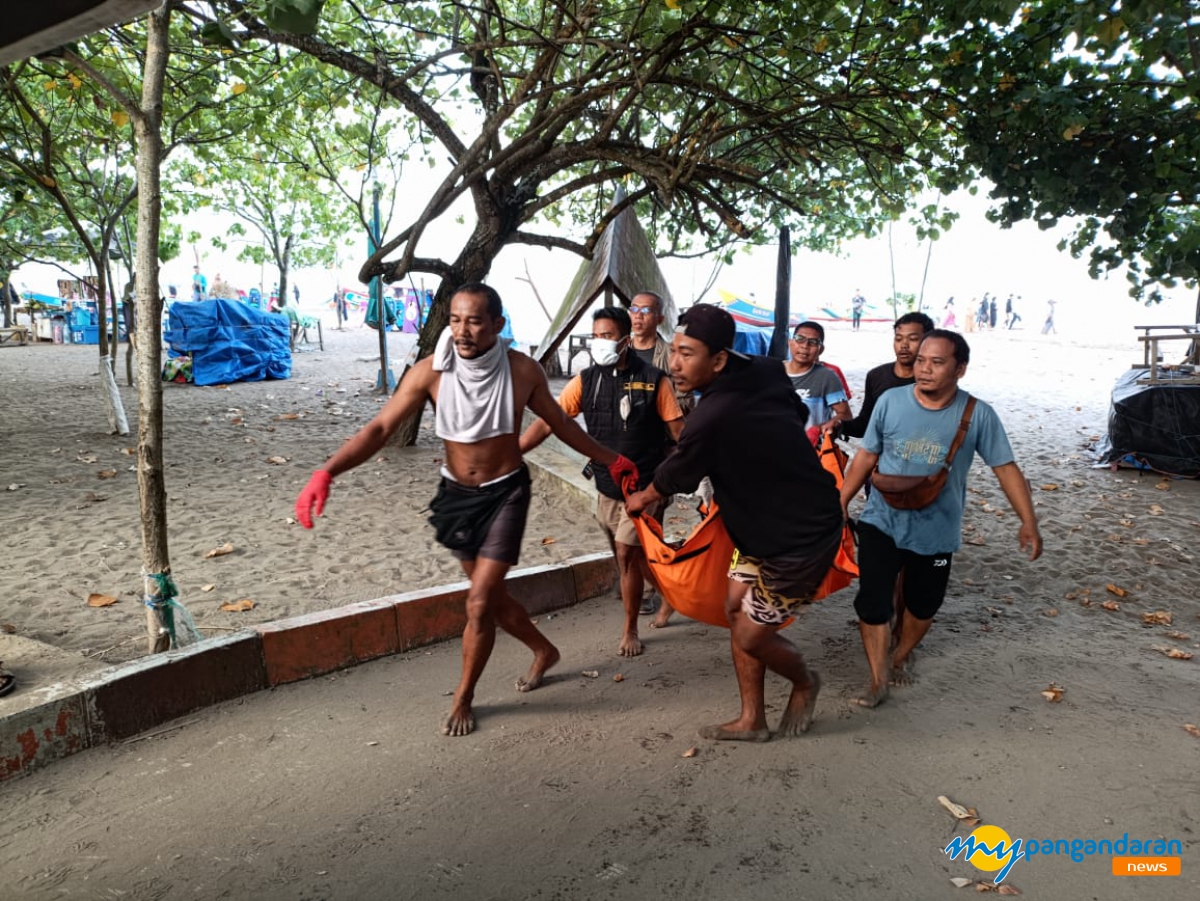 Pelajar MAN 5 Garut yang Terseret Ombak di Pantai Barat Pangandaran Ditemukan Meninggal Dunia