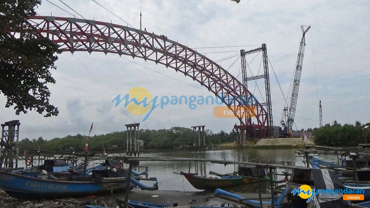 Pembangunan Jembatan Sodongkopo Capai 30 Persen, Pelengkung Sudah Tersambung dari Dua Arah