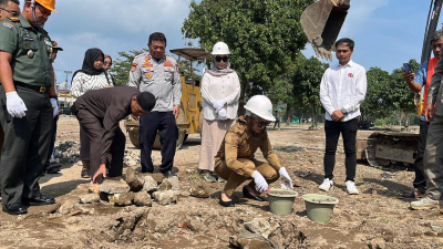 Pembangunan Lahan Parkir di Eks Pasar Wisata Pangandaran Target Sampai Akhir Tahun 