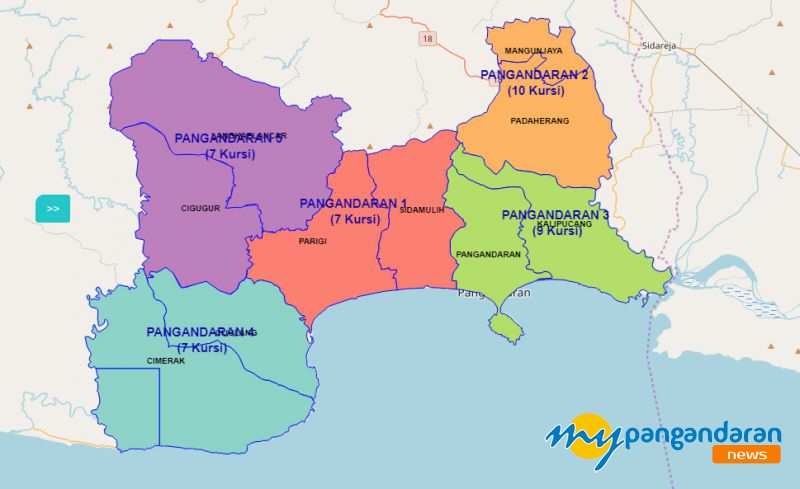 Pemilihan Legislatif 2019, Pangandaran Dibagi Menjadi 5 Daerah Pemilihan