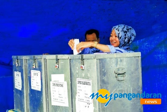 Pemilu Legislatif 2014 di Kabupaten Pangandaran Berjalan Lancar