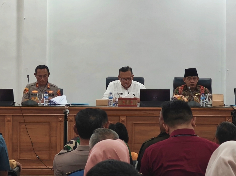 Pemkab Pangandaran Gelar Rapat Kordinasi Persiapan Natal 2024 dan Tahun Baru 2025