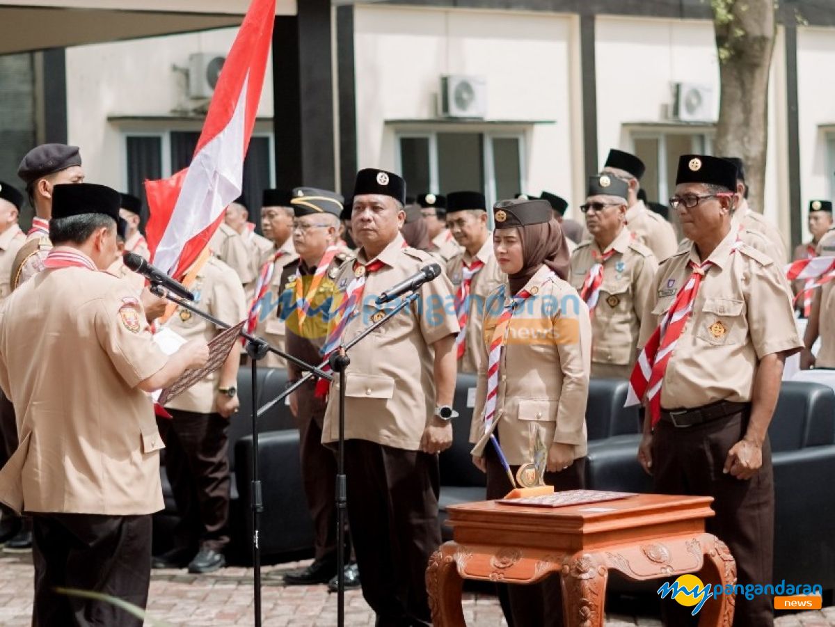 Pengurus Kwarcab Gerakan Pramuka Pangandaran 2026-2031 Resmi Dilantik