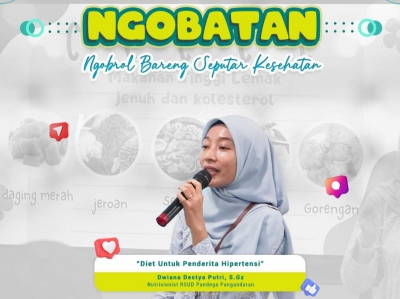Peringati Hari Hipertensi, RSUD Pandega Ajak Masyarakat Pahami Diet Sehat untuk Penderita Darah Tinggi