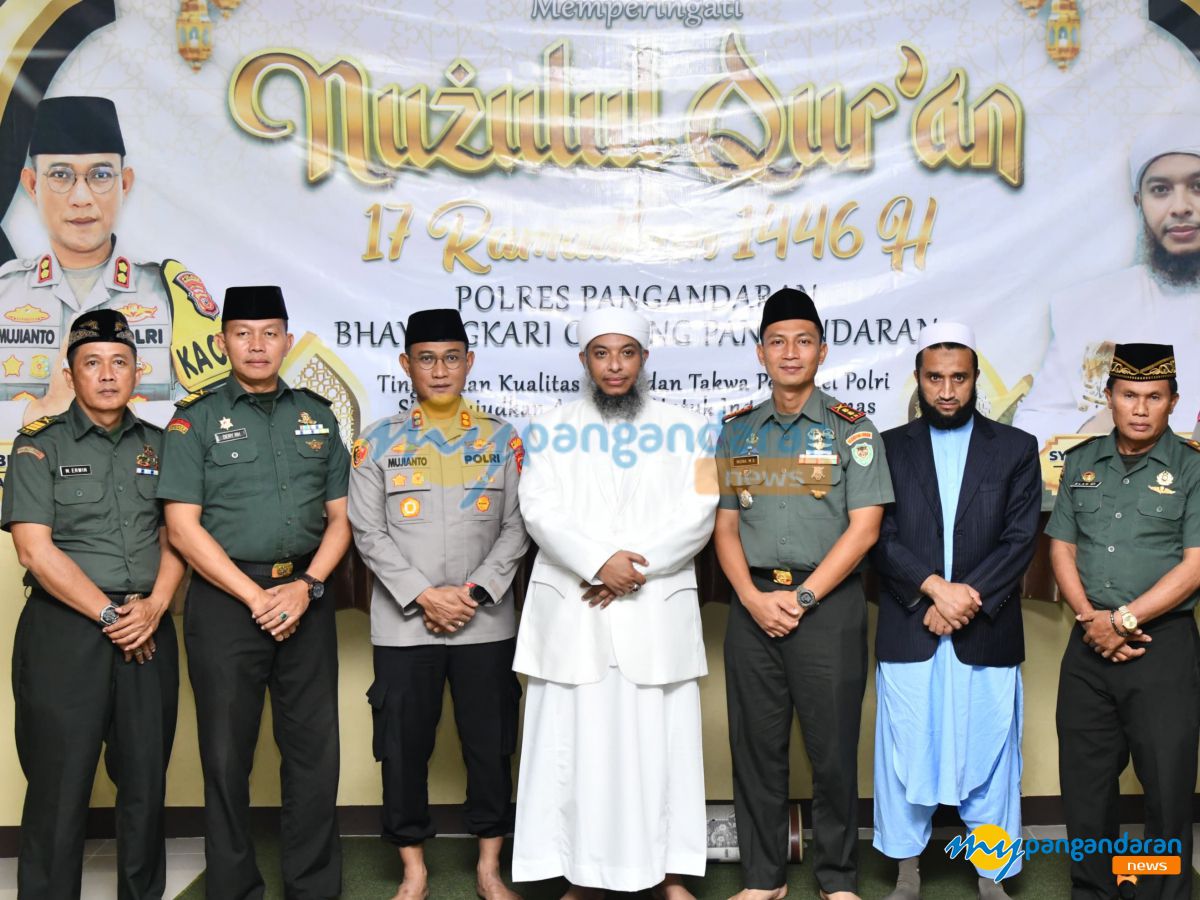 Peringati Nuzulul Quran 1446 H, Polres Pangandaran Gelar Buka Puasa Bersama dan Santuni Anak Yatim