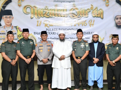 Peringati Nuzulul Quran 1446 H, Polres Pangandaran Gelar Buka Puasa Bersama dan Santuni Anak Yatim