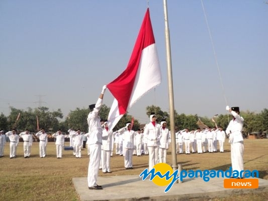 Persiapan Perayaan Proklamasi Kemerdekaan Indonesia di Pangandaran