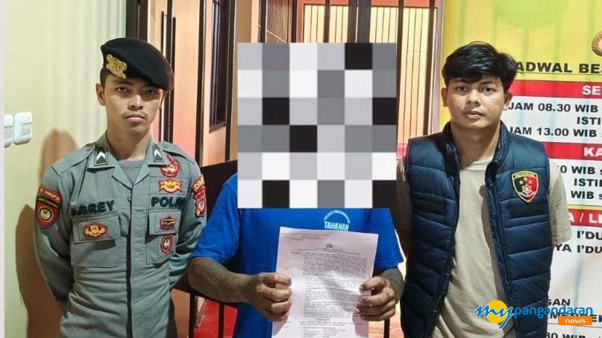 Polisi Tahan Dua Pemuda Kembar Diduga Curi Pompa Air di Nagrak Pangandaran