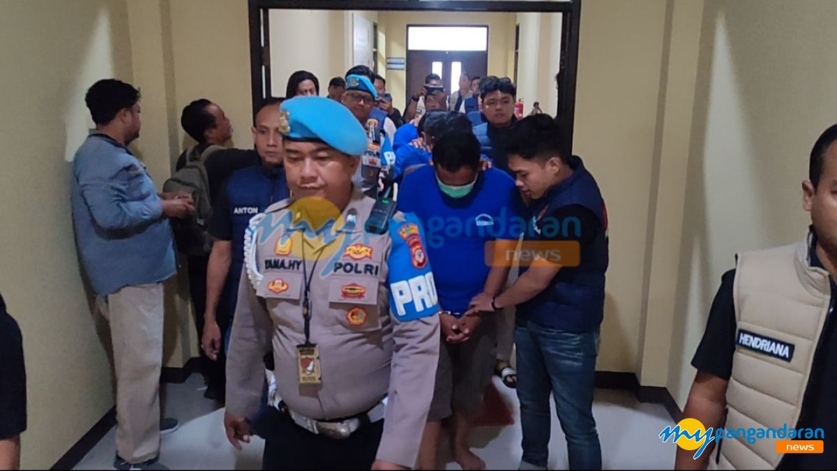 Polres Pangandaran Amankan Lima Tersangka Kasus Pengeroyokan dan Pengrusakan Rumah di Dusun Padasuka 
