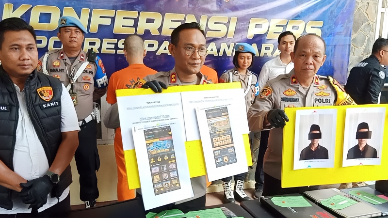 Polres Pangandaran Berhasil Amankan Admin Judi Online di Pangandaran