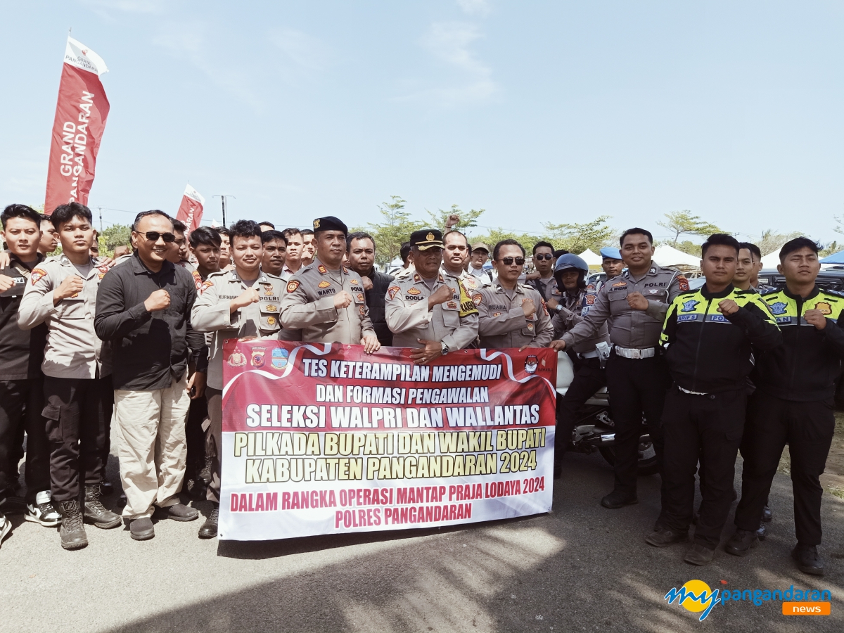 Polres Pangandaran Gelar Seleksi Pengawal Pribadi dan Pengawalan Lalu Lintas untuk Pilkada 2024