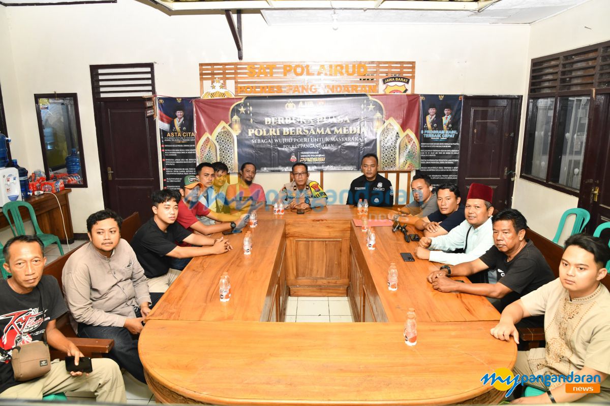 Polres Pangandaran Pererat Sinergi dengan Media Melalui Buka Puasa Bersama