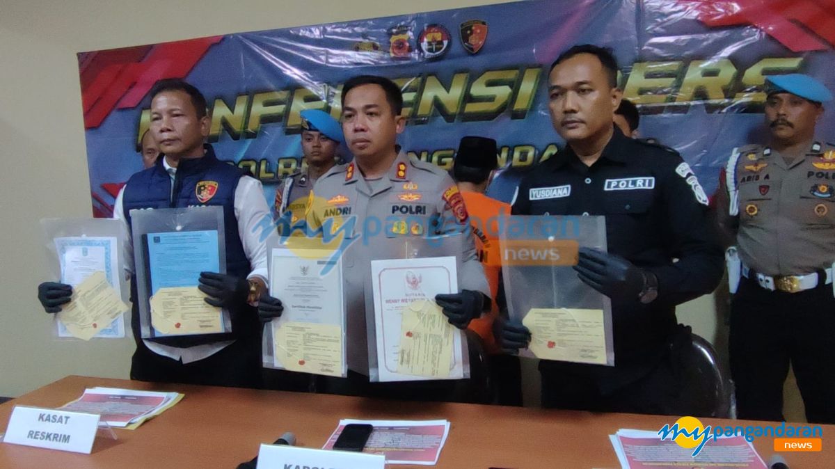 Polres Pangandaran Tetapkan Ketua Yayasan Rumah Terapi  Himatera Sebagai Tersangka
