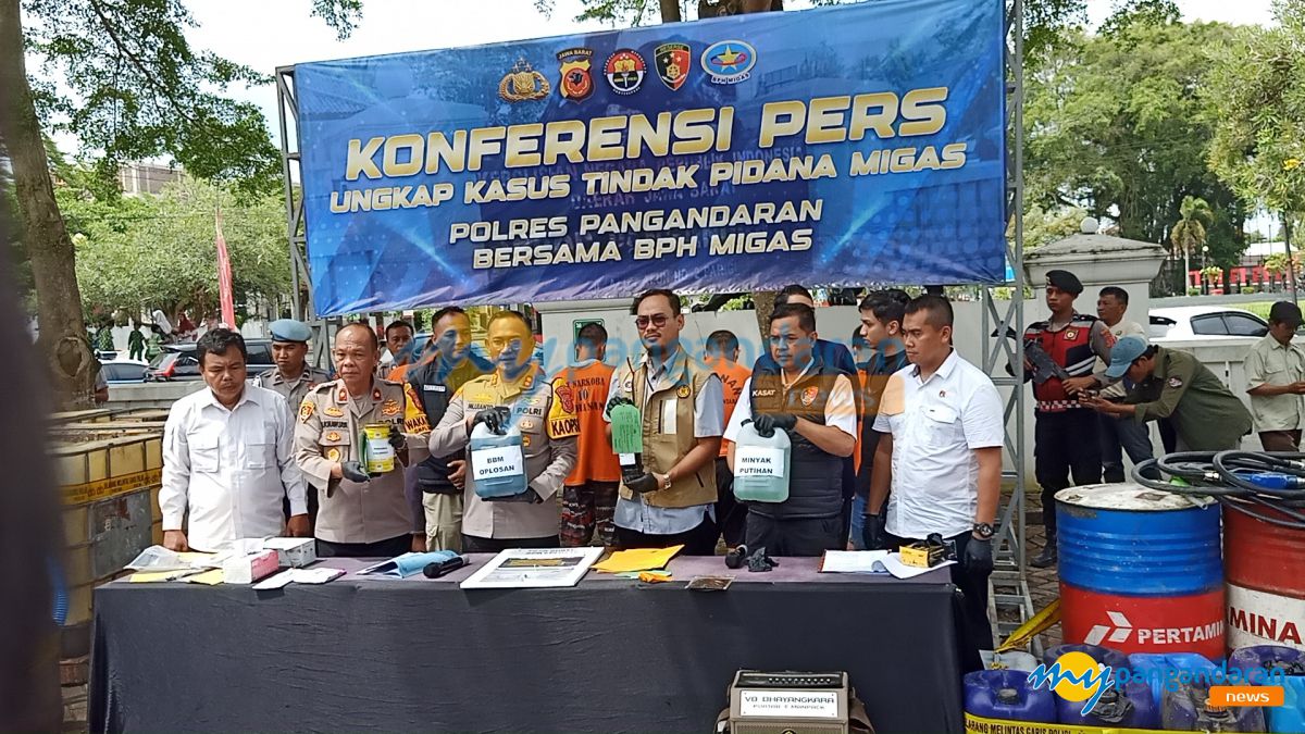 Polres Pangandaran Ungkap Kasus BBM Oplosan, Lima Pelaku Diamankan