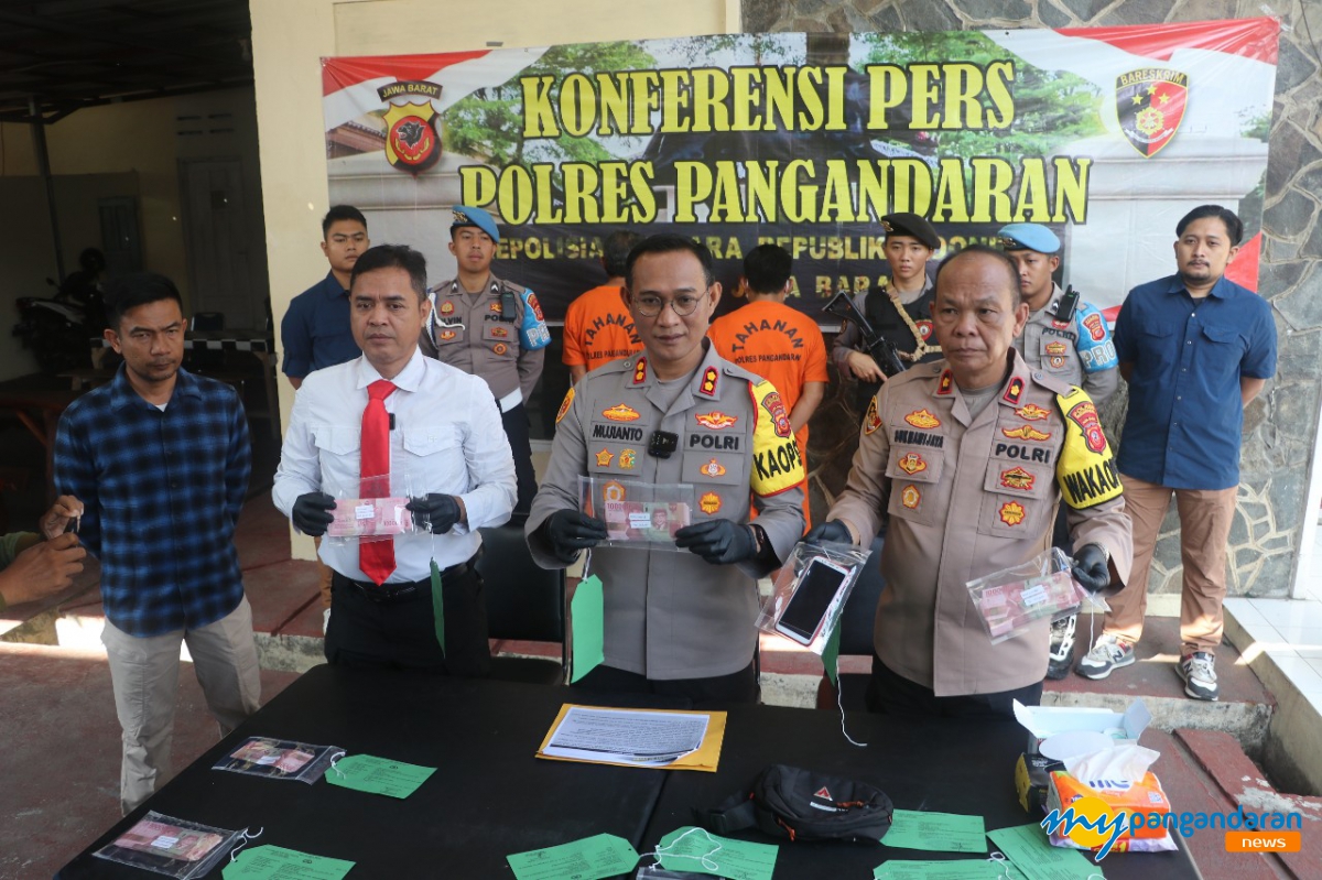 Polres Pangandaran Ungkap Peredaran Uang Palsu