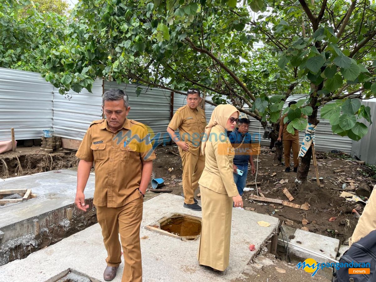 Proyek IPAL Rp600 Juta di Pantai Barat Pangandaran Belum Rampung