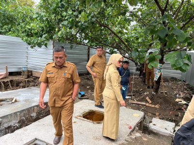 Proyek IPAL Rp600 Juta di Pantai Barat Pangandaran Belum Rampung