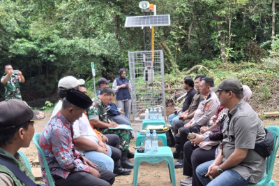 PT Palawi Pasang Early Warning System Banjir Bandang di Wisata Citumang, Tingkatkan Keselamatan Pengunjung