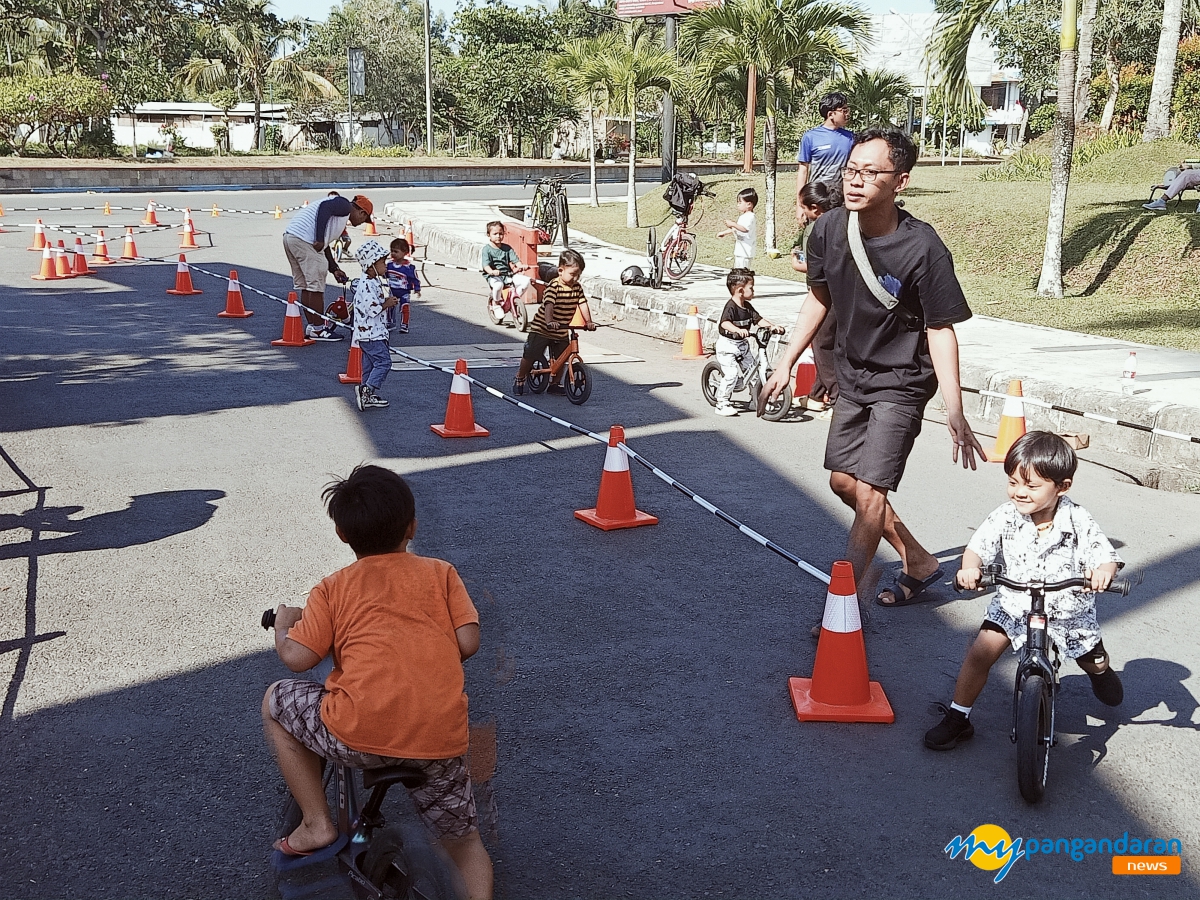 Push Bike Jadi Primadona di Car Free Day Pangandaran, Orang Tua Antusias Dorong Anak Berprestasi