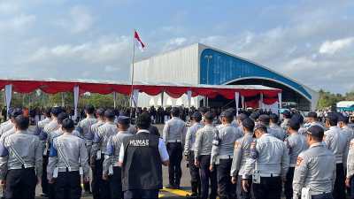 Ratusan Petugas Dishub Jabar Ikuti Upacara Harhubnas 2026 di Pangandaran