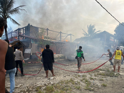 Restoran Seafood di Kampung Turis Pangandaran Dilalap Si Jago Merah