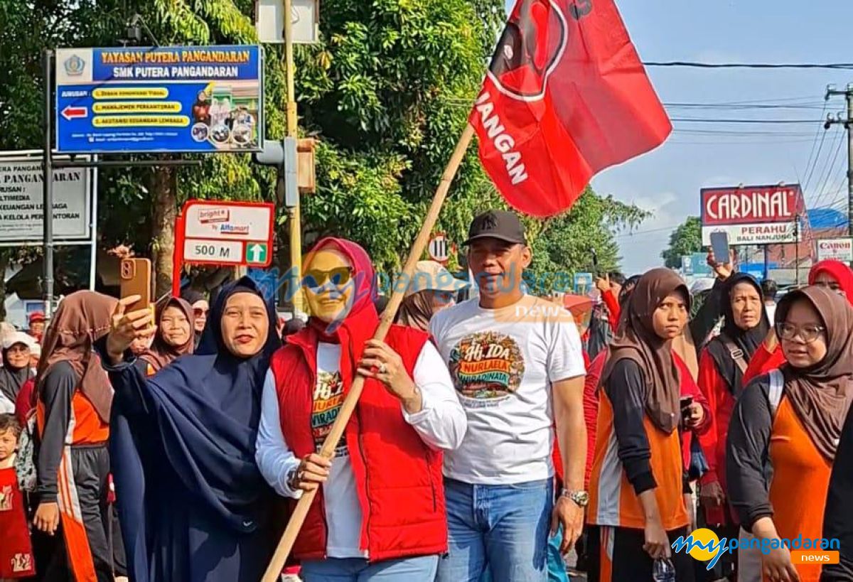 Ribuan Warga Meriahkan Jalan Sehat Bulan Bung Karno 2026 di Pangandaran