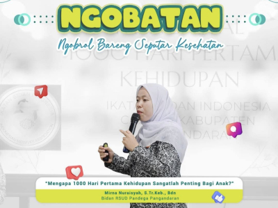 RSUD Pandega Pangandaran Ajak Orang Tua Lindungi Masa Emas Tumbuh Kembang Anak