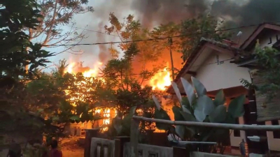 Rumah Semi Permanen di Cigugur Ludes Terbakar, Kerugian Ditaksir Rp150 Juta