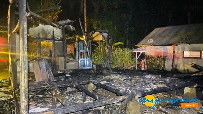 Rumah Semi Permanen di Pangandaran Terbakar, Estimasi Kerugian Rp45 Juta