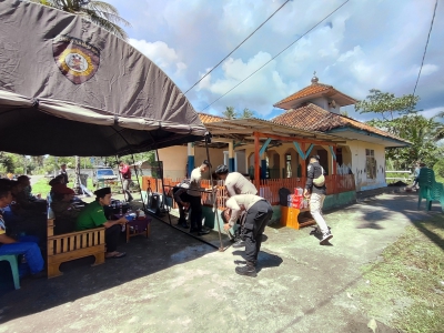 Sambut Bulan Suci Ramadan 1446 H, Polres Pangandaran Laksanakan Bakti Sosial di Sanghiyangkalang 