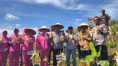 Sambut Hari Bhayangkara ke-80, Polres Pangandaran Dukung Lomba Ketahanan Pangan Polda Jabar 