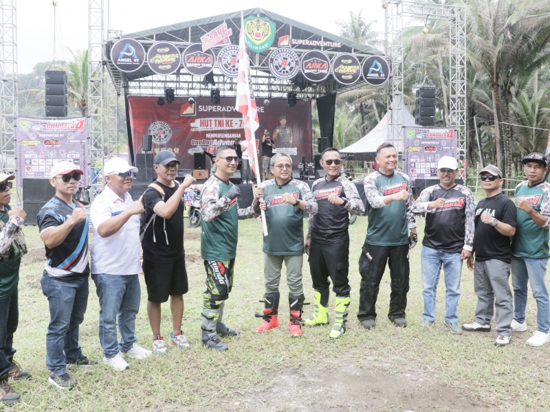 Seru! Ribuan Rider Ikuti One Day Adventure Trail Gundala 4 Pangandaran 