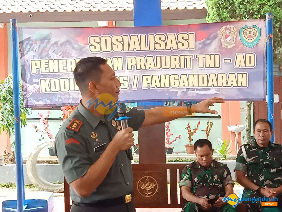 Sosialisasi Penerimaan Prajurit TNI, Dandim 0265 Pangandaran: Daftar TNI Tidak Dipungut Biaya