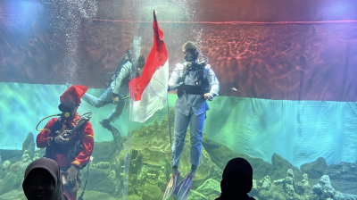 Spesial HUT RI ke-80, Nama Agus Dapat Promo di Aquarium Indonesia Pangandaran