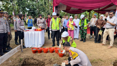 SPPG Polres Pangandaran Dibangun, Dukung Program Gizi Nasional Presiden 